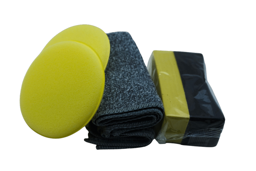 Pachet aplicatori și lavete auto